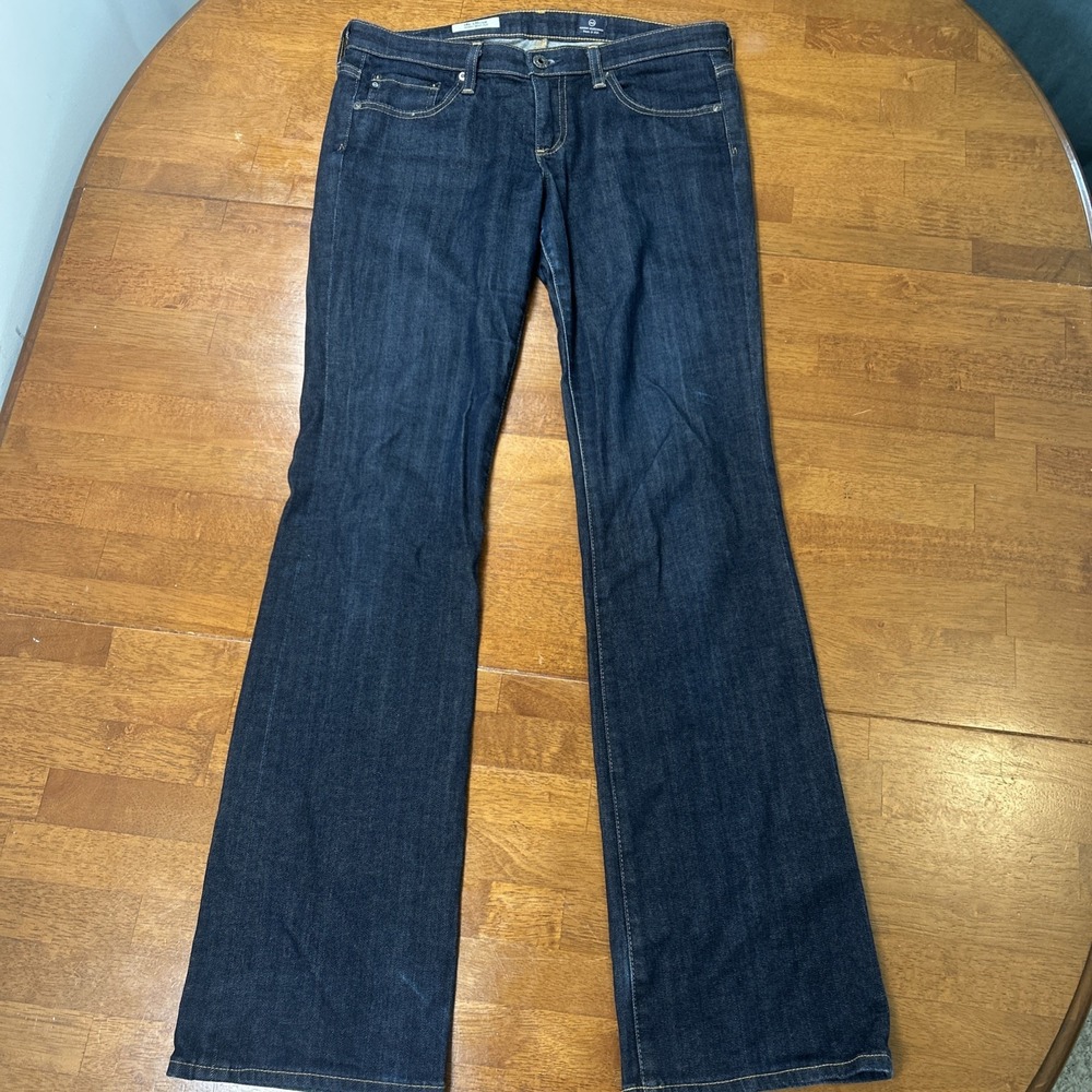 AG Adriano Goldschmied Women's Dark Blue Boot Cut Jeans